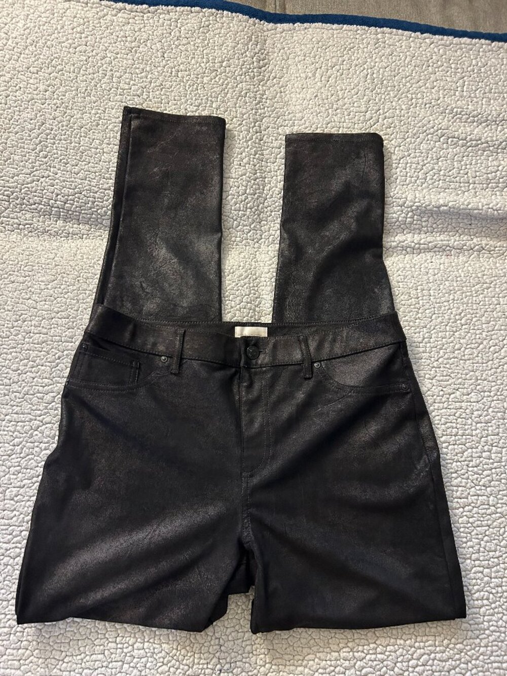 Chicos -- black 'suede', high waisted pants